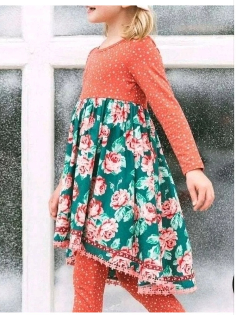Wildflowers Girls 6 Tunic/Dress-perfect for Fall into Christmas & nye ❄️🎉🍂🍃